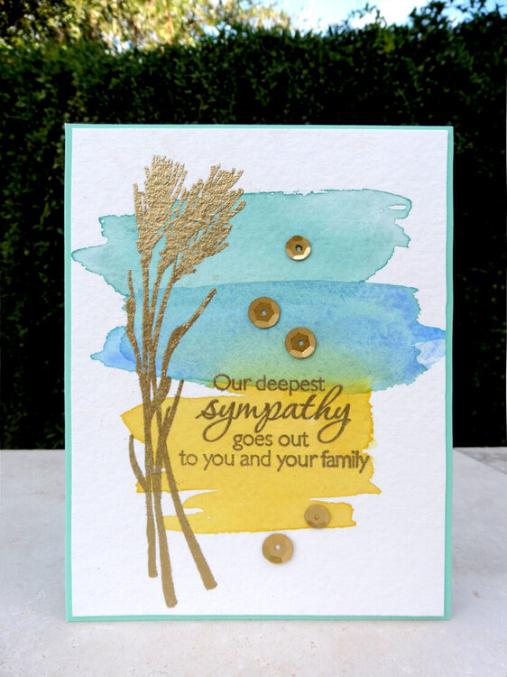 sympathy card