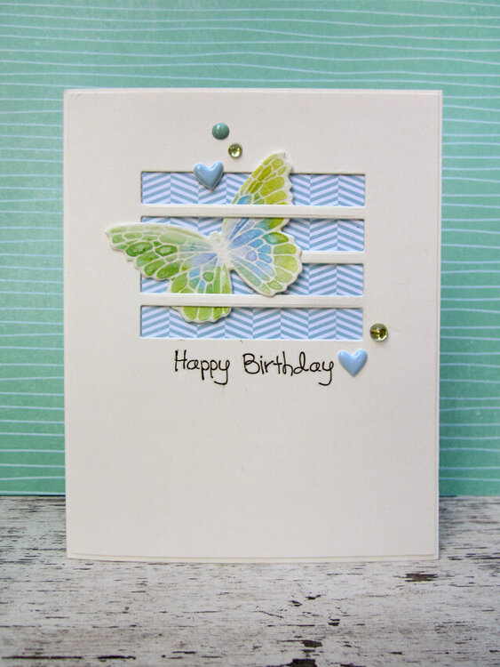 Butterfly card - Happy Birthday