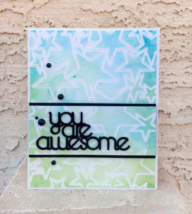 You are awesome card