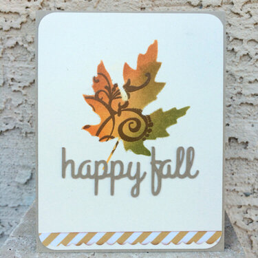 happy fall card