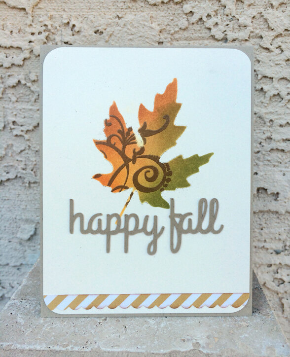 happy fall card