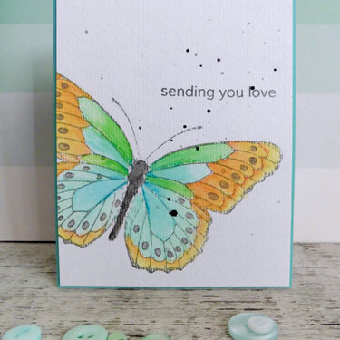 Butterfly card - Sending you Love