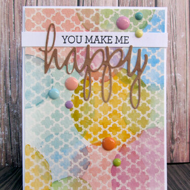 You Make Me Happy card
