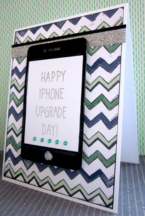 Happy iPhone upgrade day card.
