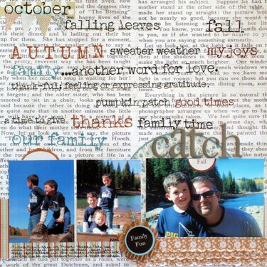 Catch Fall &quot;My Scrapbook Nook Oct Kit&quot;