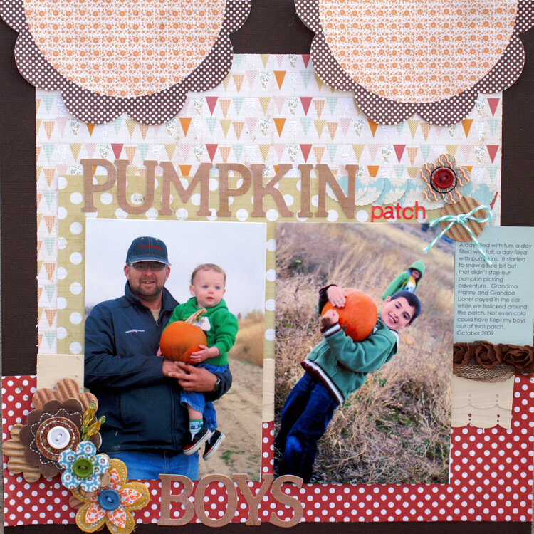 Pumpkin Patch Boys &quot;My Scrapbook Nook Oct Kit&quot;