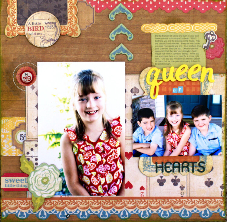 Queen Of Hearts &quot;My Scrapbook Nook Sept Kit&quot;