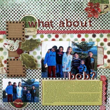 What About Bob? My Scrapbook Nook December Kit