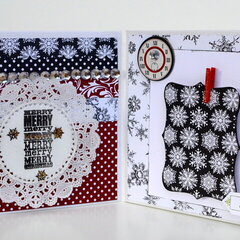 Teresa Collins Christmas Home Snowman Gift Card Holder (inside)