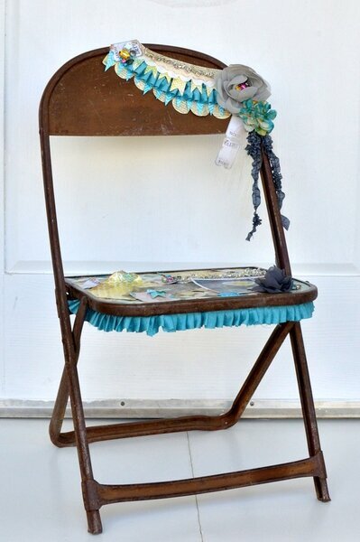Childs Rusty Chair