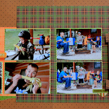 Happy Camper 2 Page Layout