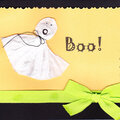 Boo!  Ghost Halloween Card