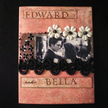 Edward and Bella  Twilight card