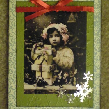 Vintage christmas card