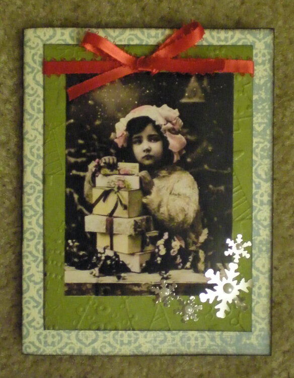 Vintage christmas card