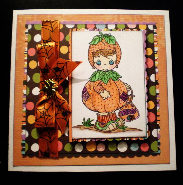 Precious moments Halloween card