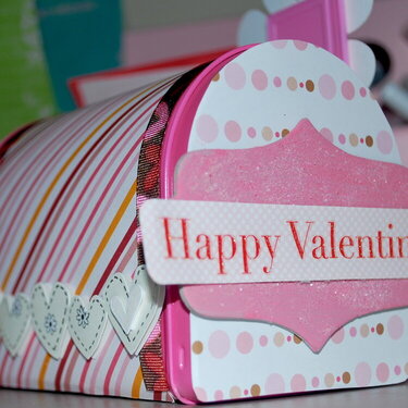 Valentines Day altered mailbox