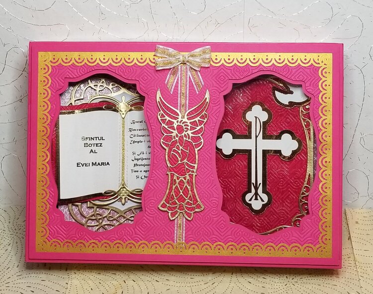 Girl Baptism Card