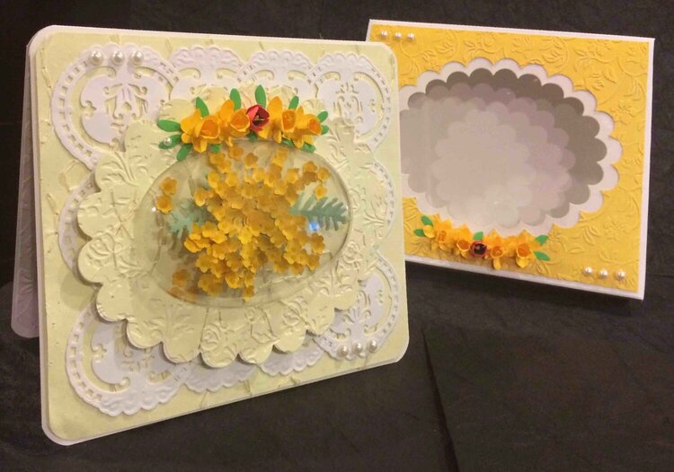 Handmade Spring Bouquet Yarrow Card for Any Occasion