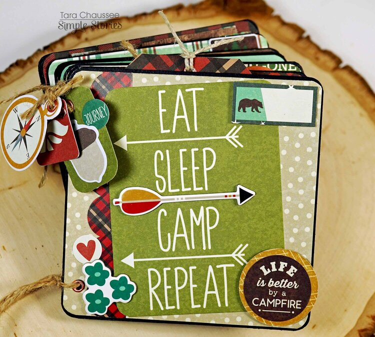 Cabin Fever Mini Scrapbook