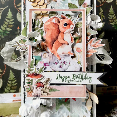 P13 Forest Tea Party Birthday Card
