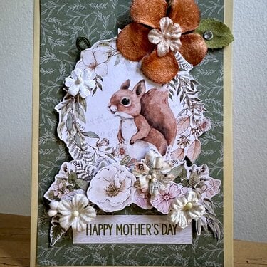 P13 Forest Tea Party Mothers Day Card