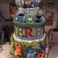 Monkey Diaper Cake