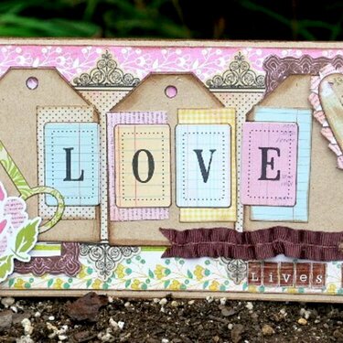 Love lives here *Girls Paperie*