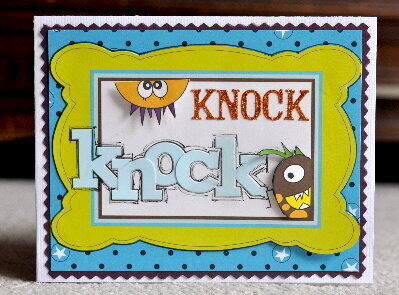 knock knock card *Jillibean Soup*