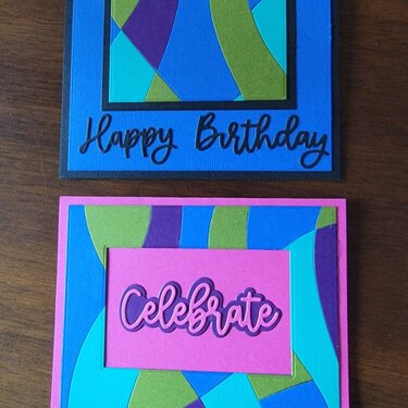 Two in One Birthday cards