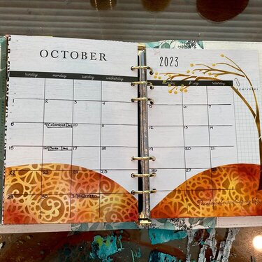 Planner for friend - Oct. 2023