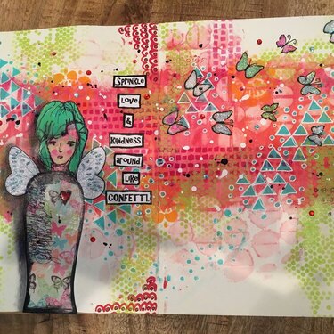 Lg Art Journal - Sprinkle Love