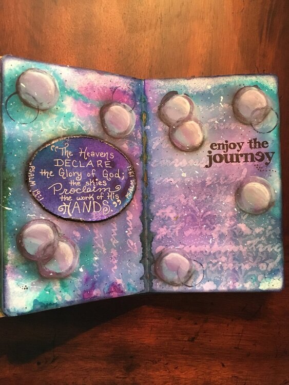 The Heavens - my art journal