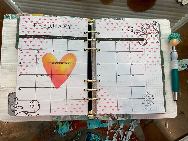Planner for a friend - Feb 2023