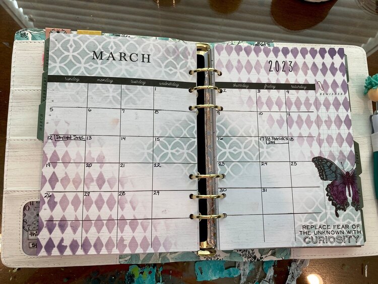 Planner for a friend - March 2023