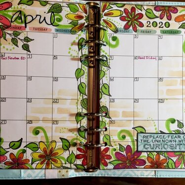 Alyssas planner - April