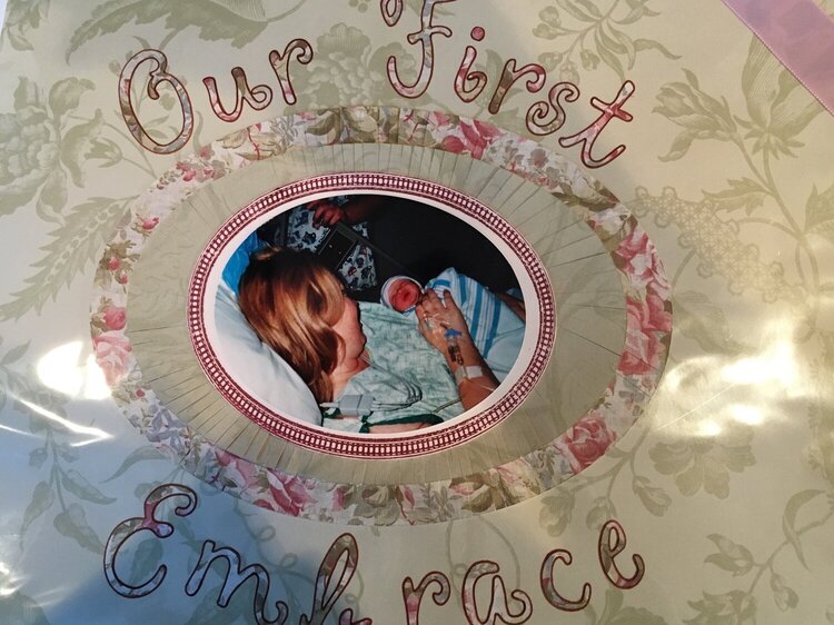 Baby Scrapbook - Our First Embrace
