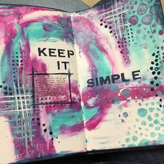 Keep It Simple - art journal