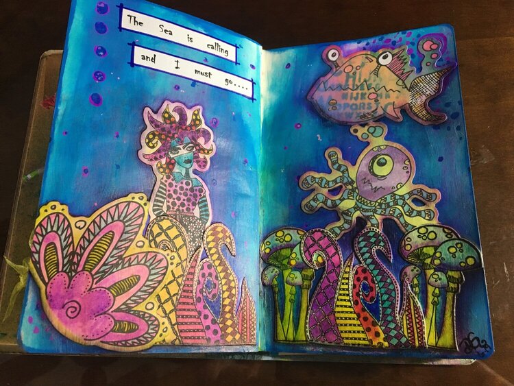 Art Journal - the Sea is calling