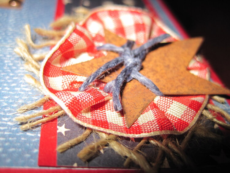 Military Thank You Card (star close up)