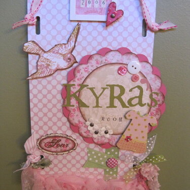Door Sign/Wall Hanging - Kyra&#039;s Room