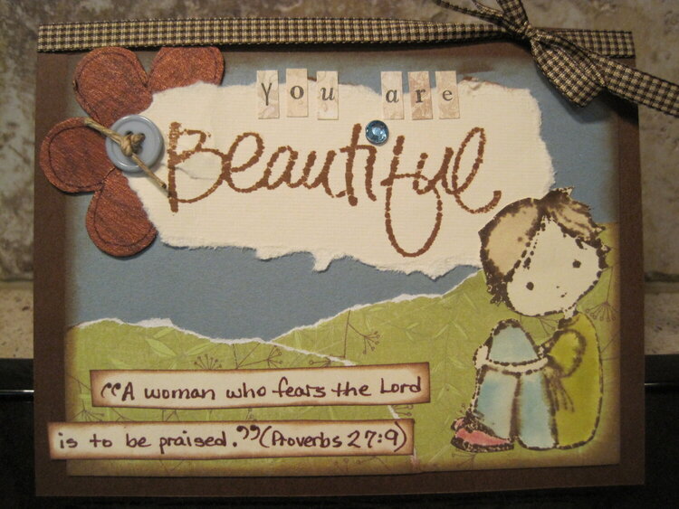 &quot;You Are Beautiful&quot; Card
