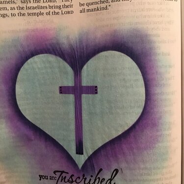 Bible Journaling - M. Garred (You are Inscribed)