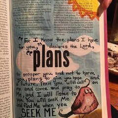 Bible Journal - M.Garred (Plans I have for you)