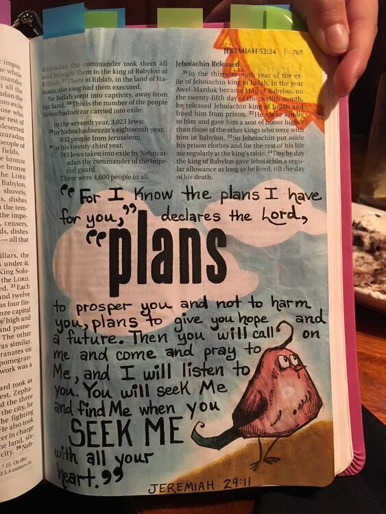 Bible Journal - M.Garred (Plans I have for you)