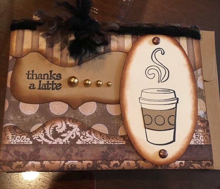 Thanks A latte card