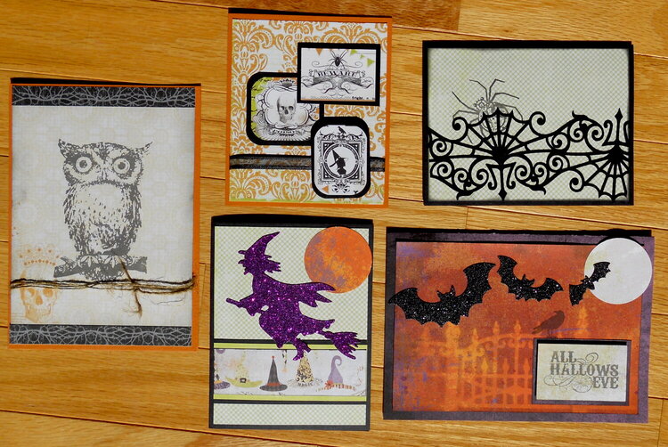Halloween cards 1 of 2 2011