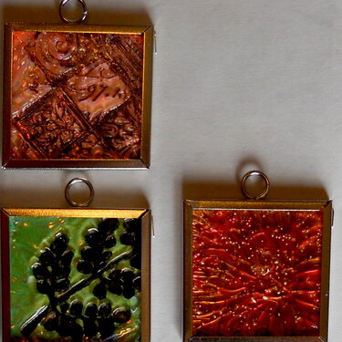 Stamped pendants