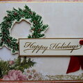 Wreath Christmas Card