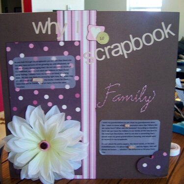Why I {heart} to scrapbook